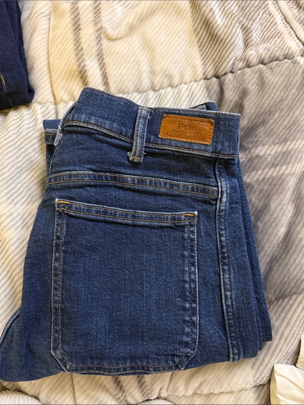 Polo by Ralph Lauren Dark Blue Straight Leg Jeans